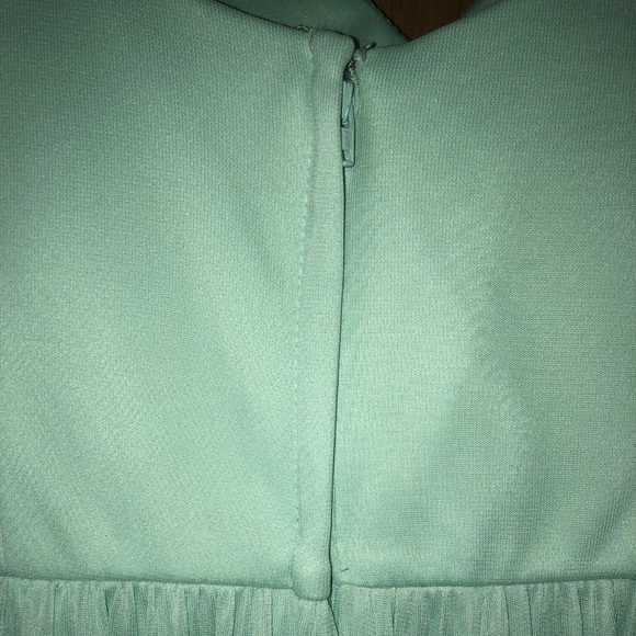 NEW David’s Bridal 18 MINT Short Bridesmaid Dress - Picture 3 of 6